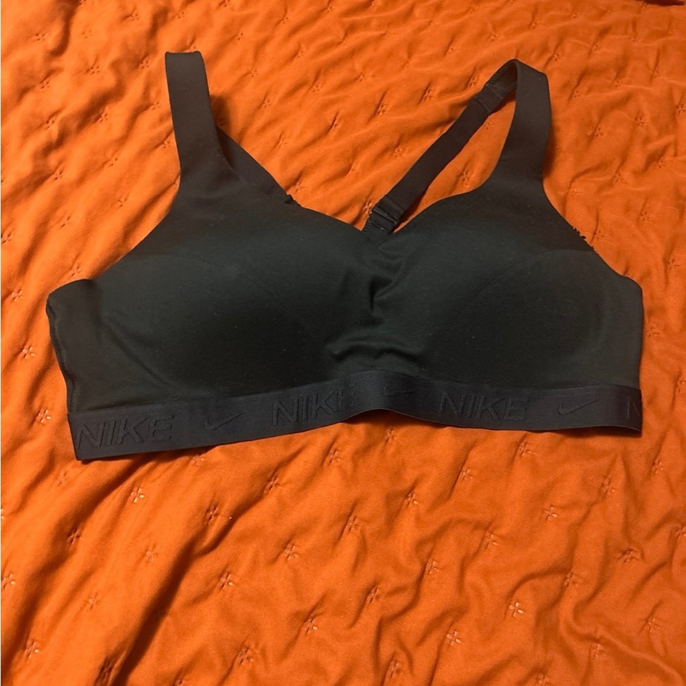 Nike Black Seamless Padded Sports Bra